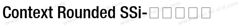 Context Rounded SSi字体转换